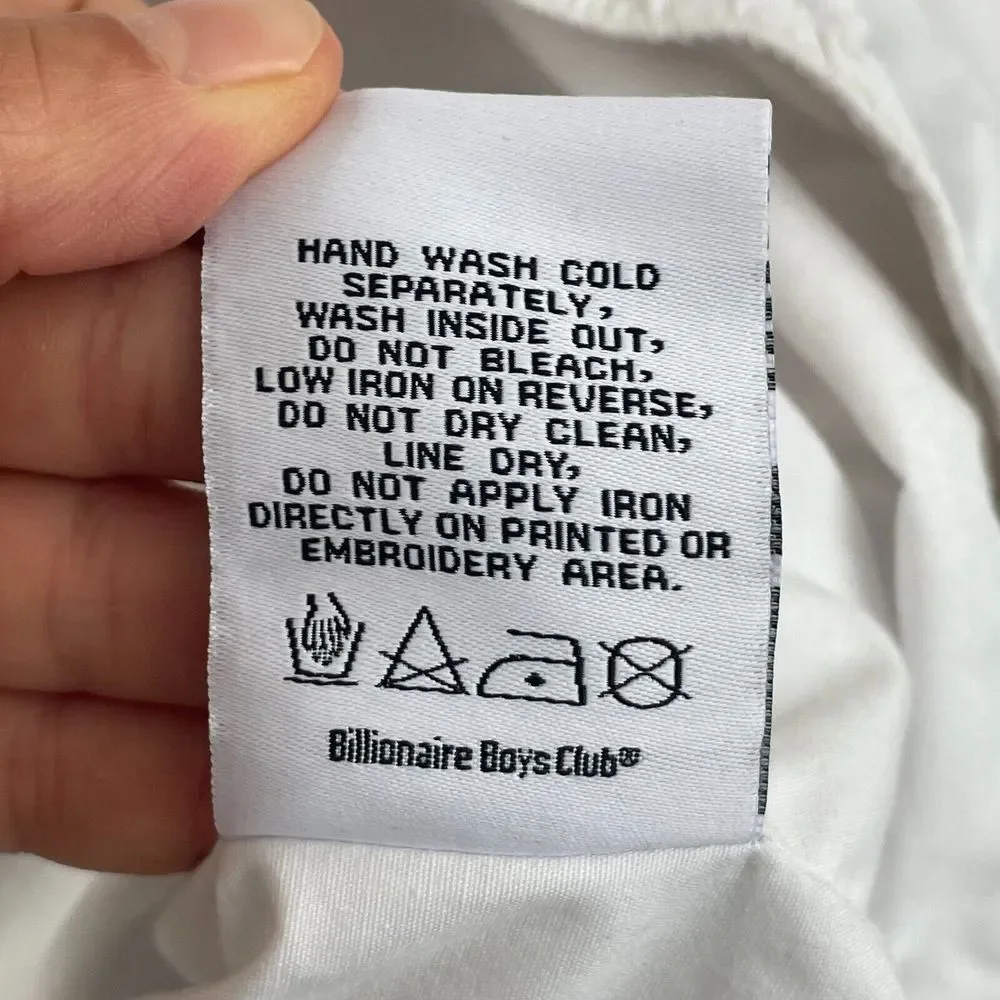 Billionaire Boys Club Men Blast Jacket‎ Men Large White Pullover Zip Pockets